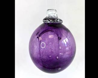 Lot 7802 Hand Blown Glass Witch Ball