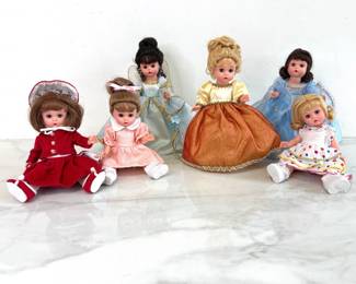 Lot 7819 Vintage Small Scale Madame Alexander Dolls