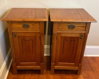 Dual Wooden Night Stands