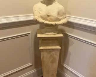 Alabaster Bust Of Clytie