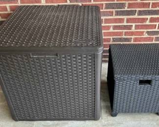 Suncast Deck Box And Friend