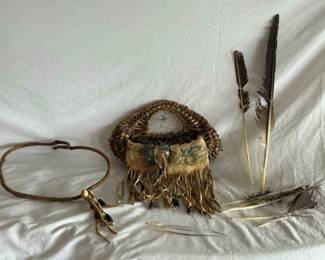 Navajo Girdle Gathering Basket