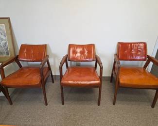 Mid-century chairs
Appears to be walnut