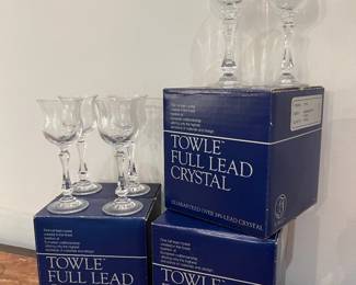 Towle crystal glasses