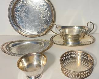 Silver Plate, collection, gravy bowl