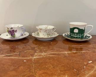 Tea cups and saucer