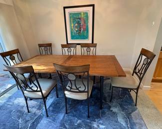 Dining table with chairs