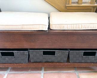 Bench with storage