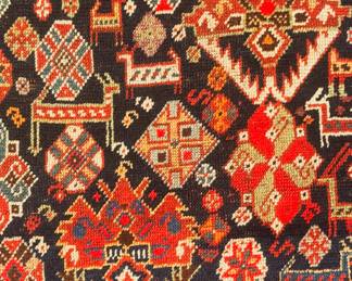 Vintage Persian Kashkuli Rug 4a