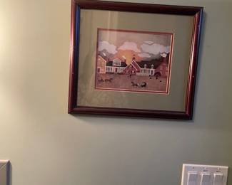 Painting with beautiful fraom $10