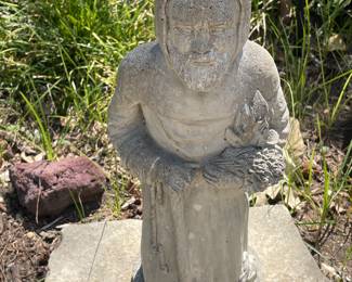 Concrete St Francis Statue