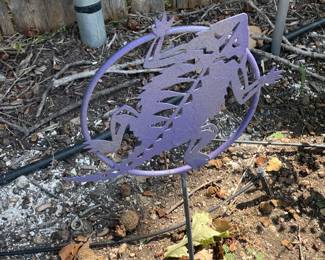 Horned Frog yard art