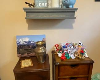 Solid Wooden side tables and home decor