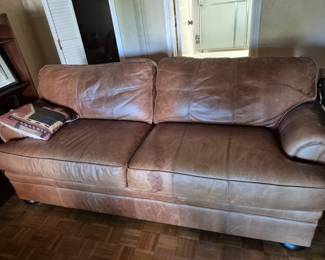 Bernhardt leather sofa
