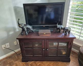 TV and cabinet
