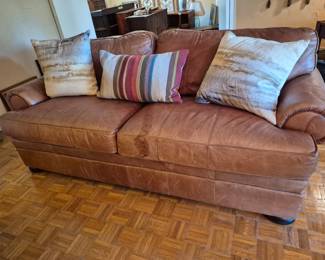 Bernhardt leather sofa