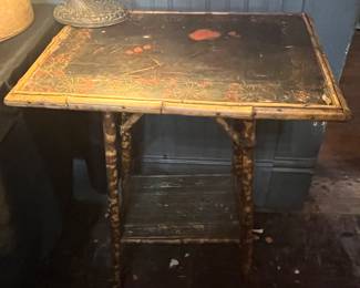 Antique Bamboo Table 
