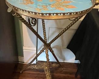 Antique French card stand
