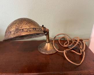 Greist Manufacturing Co. Antique Petite Brass Desk Lamp