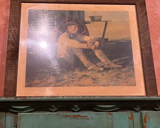 Gordon Snidow Coors Chuck Wagon Print 