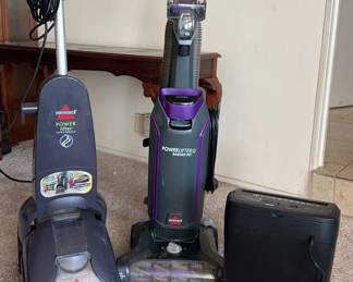 Vacuums and paper shredder
