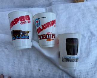 3 Slurpee Cups Video Game Cups $24.00