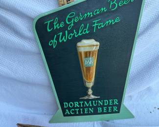 #4 Light Up Dortmunder Beer Sign , New $45.00