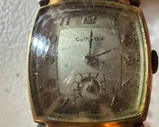 Clinton Watch, Face is Scratched $8.00