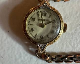 10K Gold Filled Bulova Watch $24.00