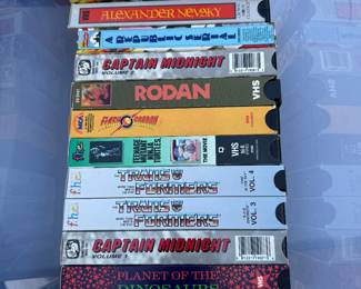 16 VHS Tapes $16.00