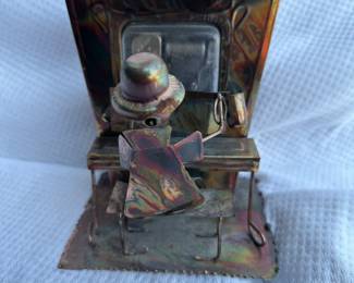 Metal Piano Player Music Box $4.00