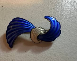 Sterling Silver Enamel Pin $20.00