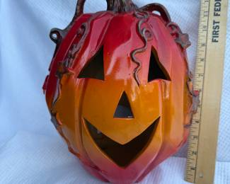 Candle Holder Pumpkin $4.00