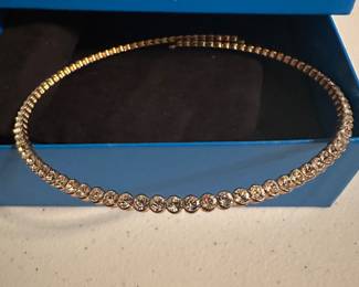 Choker Rhinestone Necklace $6.00