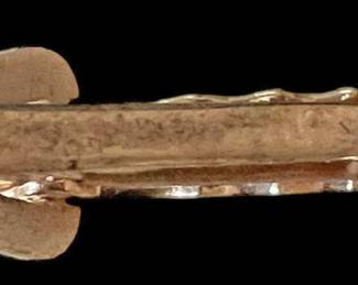 Gold Wells Fargo Stagecoach Tie Clip