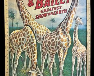 Vintage Barnum Bailey Circus Poster