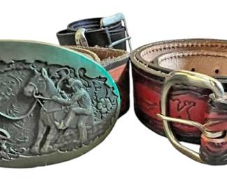 Vintage Leather Belts