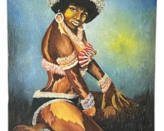 Vintage Bruce Stuart Oil Painting