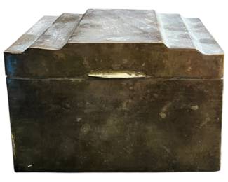 Vintage Brass Box
