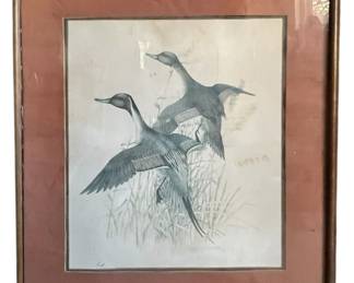 Vintage Framed Charles E. Murphy Art