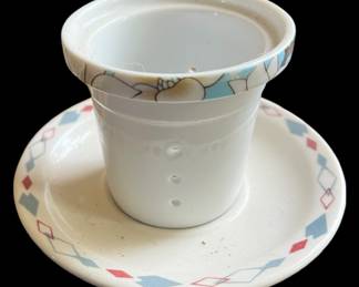 Vintage Porcelain Tea Infuser Saucer