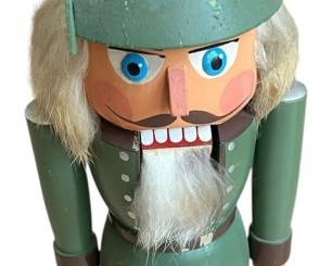 Vintage Wooden Forester Nutcracker