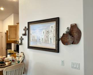 Soft southwestern painting, and wall decor