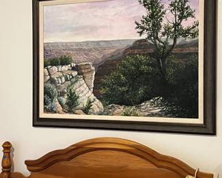 Beautiful painting of the desert