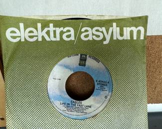 Eagles Life in the Fast Lane 45 Record $4.00