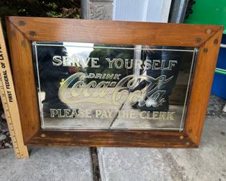 Coca-Cola Lucid Lines Mirror $40.00
