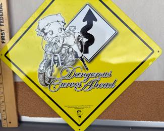 Betty Boop Sign $4.00