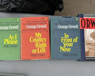 4 Orwell Books $14.00