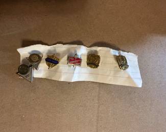 6 Award Pins $12.00