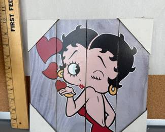 Betty Boop Wood Sign $8.00